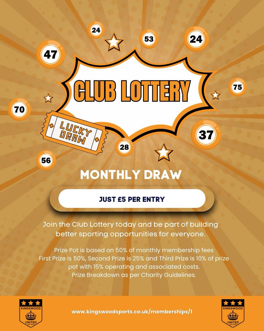 Monthly 500 Club Draw